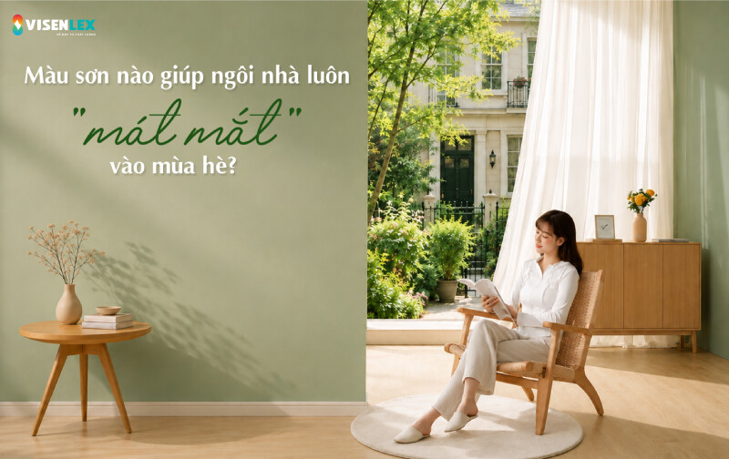 MÀU SƠN NÀO GIÚP NGÔI NHÀ LUÔN "MÁT MẮT" VÀO MÙA HÈ?