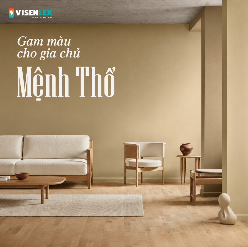 GAM MÀU CHO GIA CHỦ MỆNH THỔ: ẤM ÁP, VỮNG CHÃI CHO TỔ ẤM