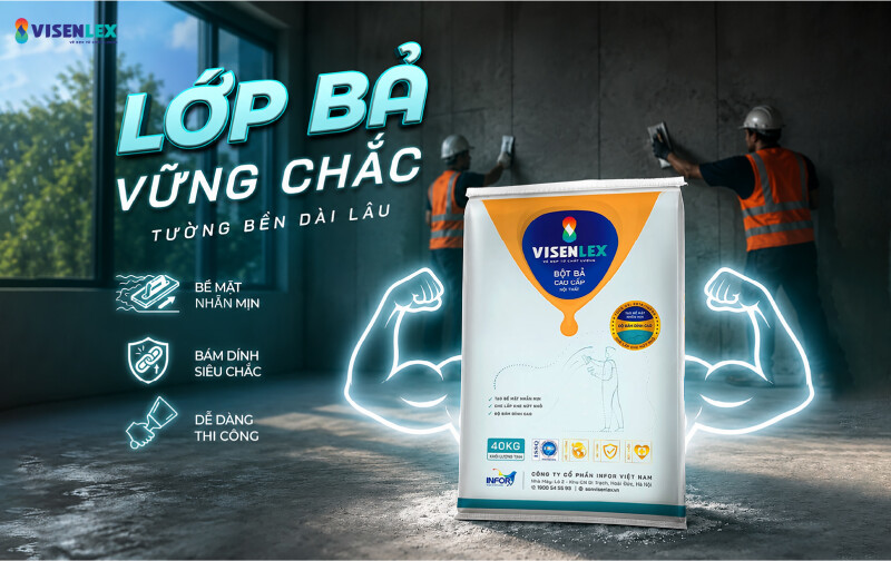 QUY TRÌNH BẢ TƯỜNG CHUẨN KỸ THUẬT ĐỂ TẠO BỀ MẶT HOÀN HẢO TRƯỚC KHI SƠN