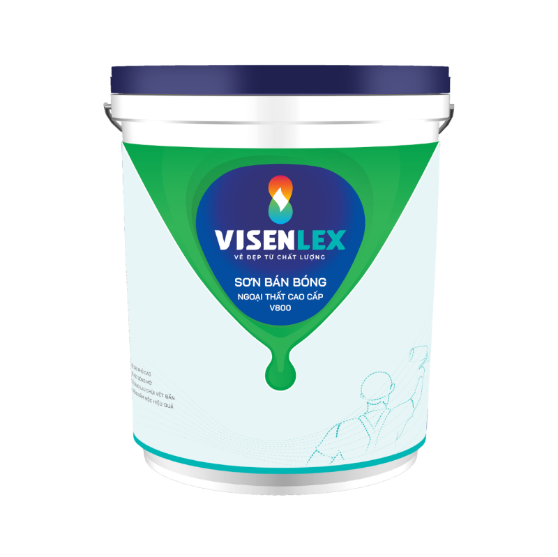 SƠN BÁN BÓNG NGOẠI THẤT CAO CẤP V800