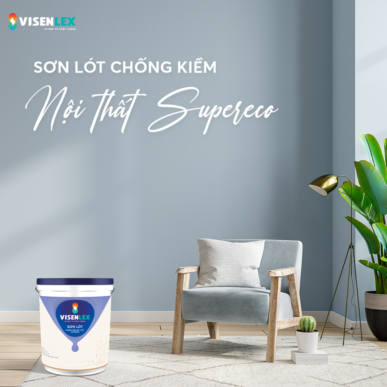 SƠN LÓT CHỐNG KIỀM NỘI THẤT SUPERECO