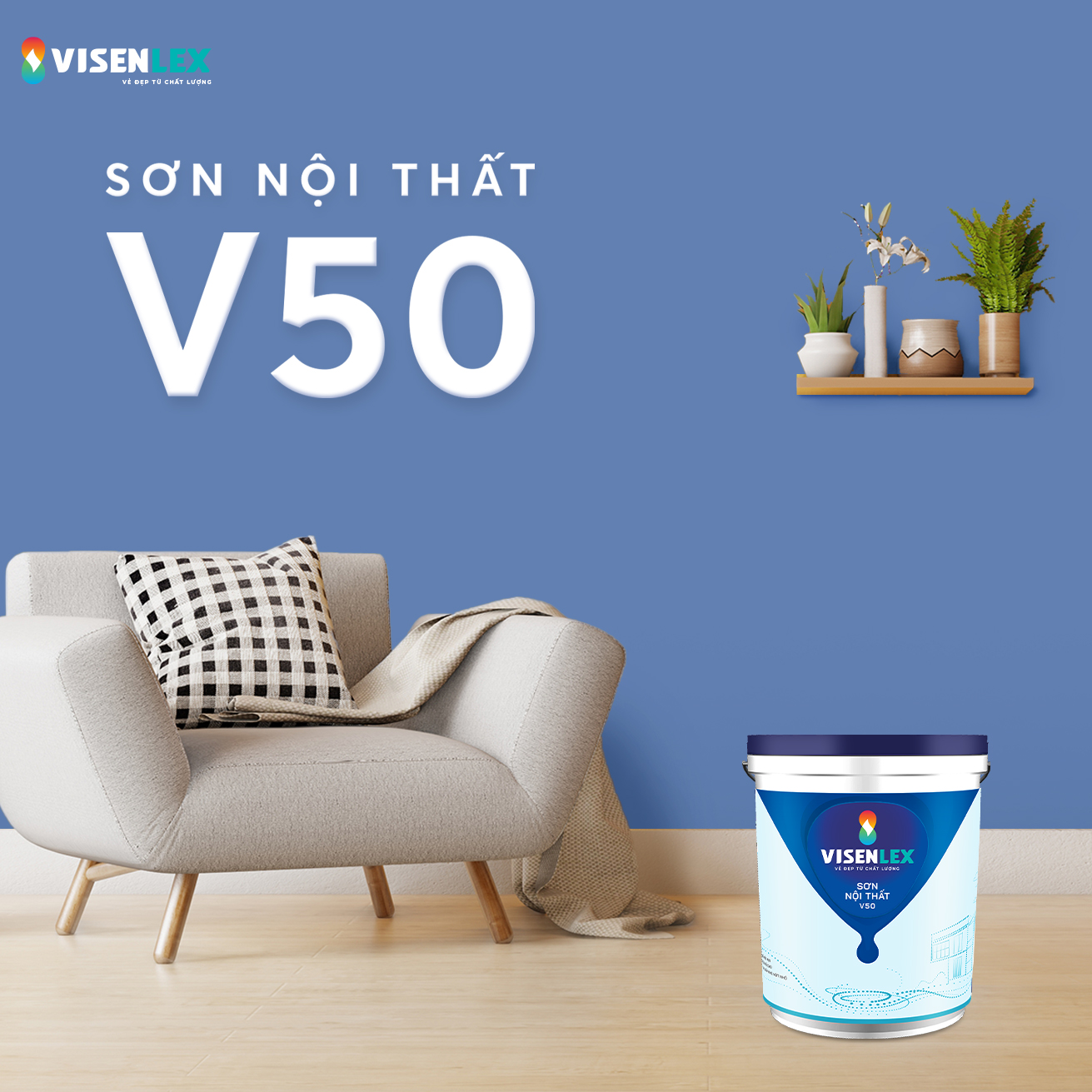 SƠN NỘI THẤT V50-1